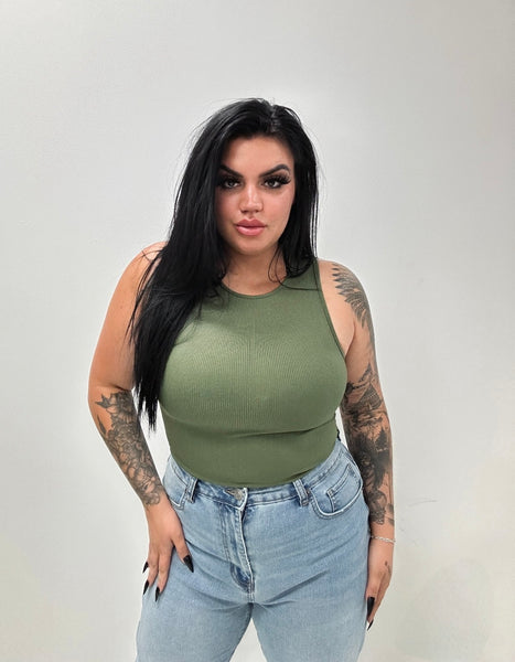 Army Green Bodysuit