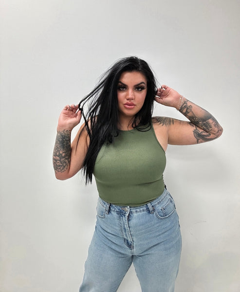 Army Green Bodysuit