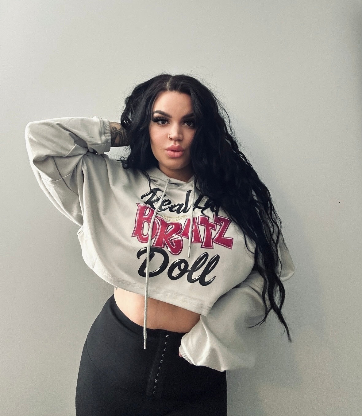 *Bratz* cropped hoodie