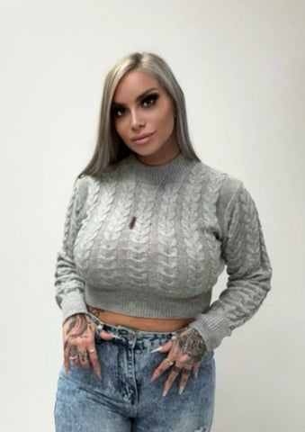 Chunky Knit Crop Top