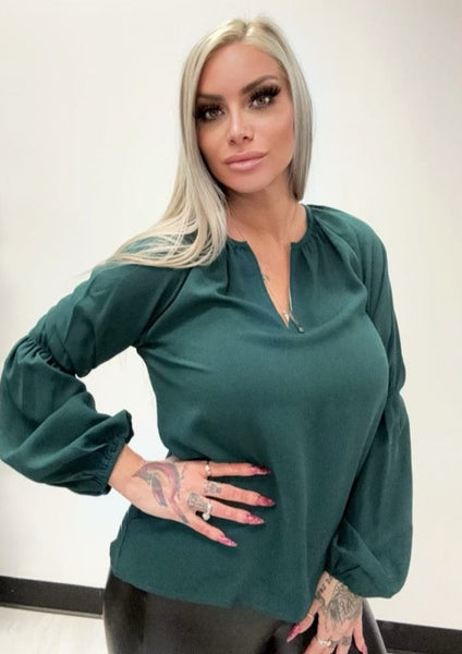 Balloon Sleeve Blouse